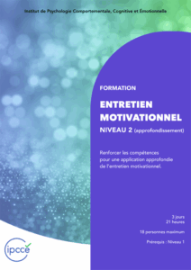 Couverture du programme de la formation Entretien motivationnel : niveau 2
